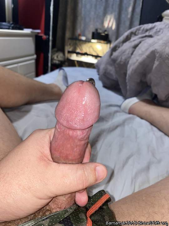 Great looking dick and I love that precum...