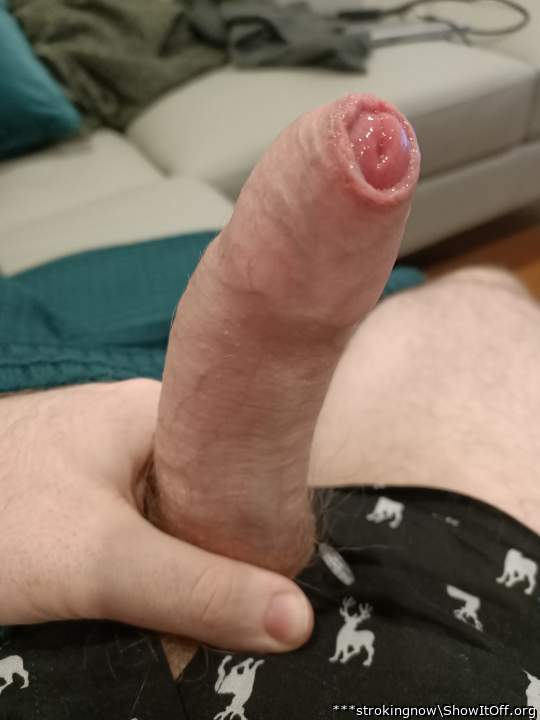 Edging and dripping precum