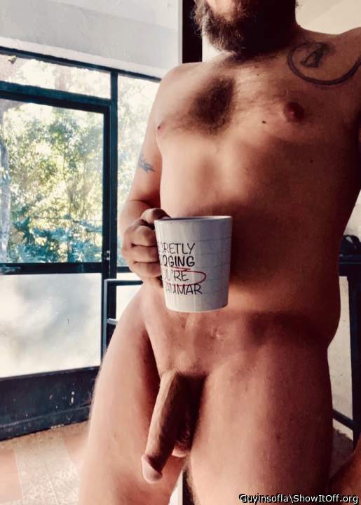 Last naked coffee before I get married