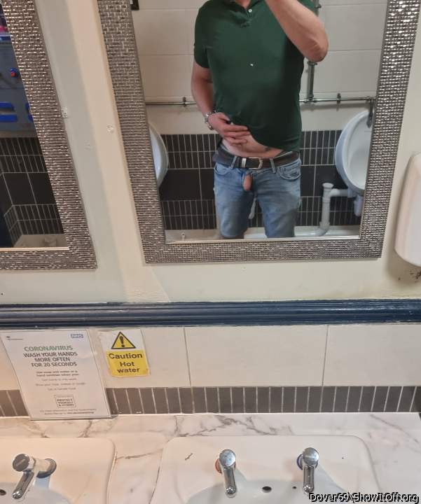 Pub bathroom selfie