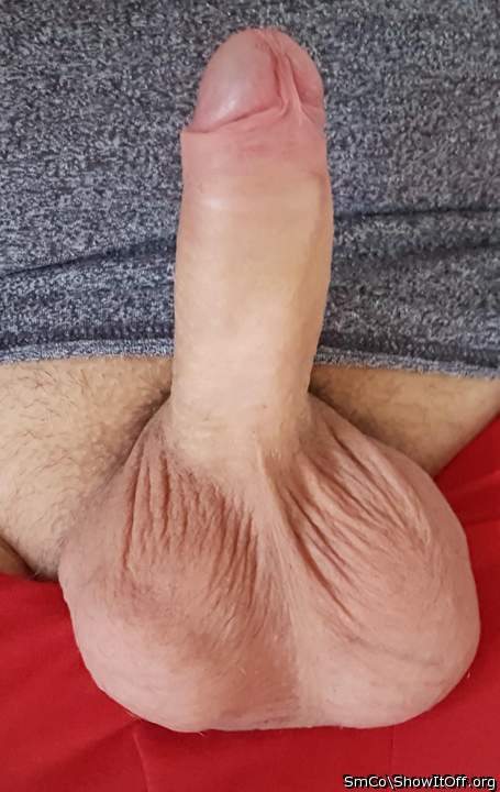 Sexy smoothballs. Loveyour cock too