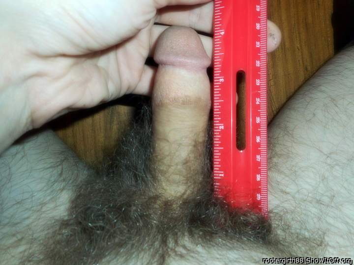 My limp flaccid pecker-meat still measures up!