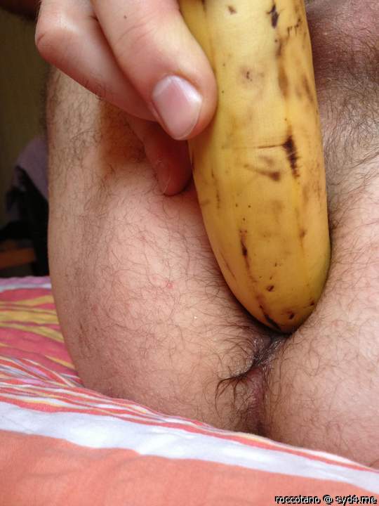 ... my first banana ...