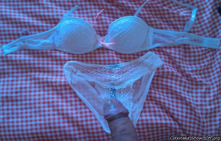 Her lovely knickers and bra 01