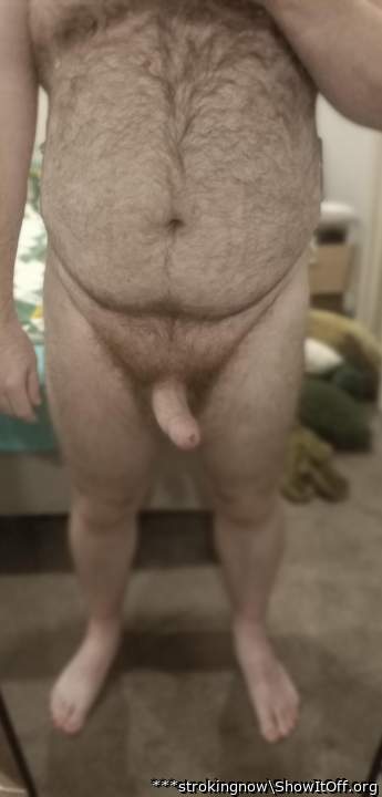 Uncut and hairy