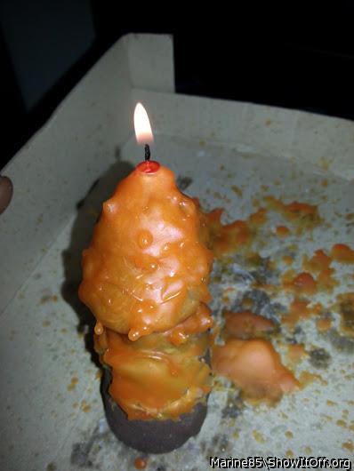 Cock candle