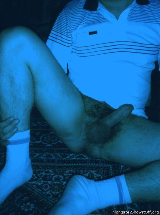 The black light is a great highlight to your cock 