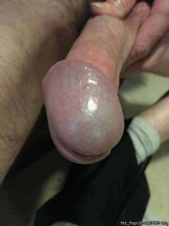 Magnificent glans and cock!      