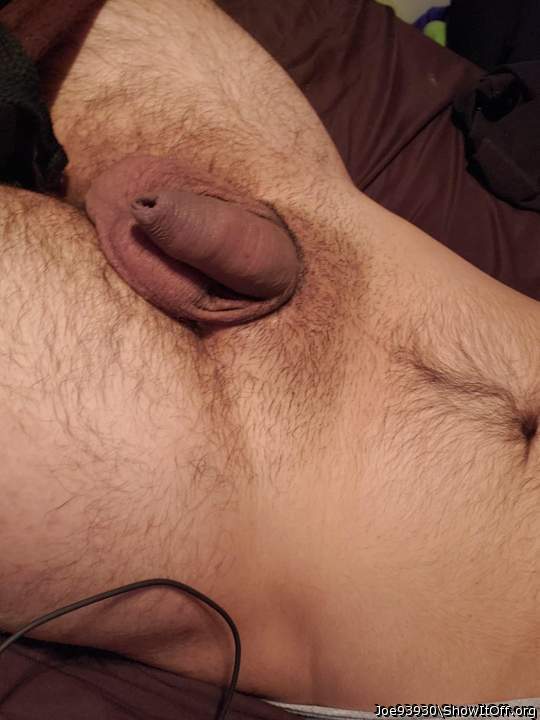 Chilling with soft cock out