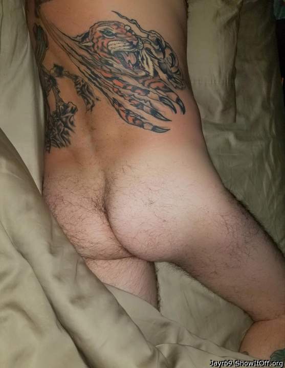 Nice tattoo. Sexy hairy daddy slut, would love to just marry