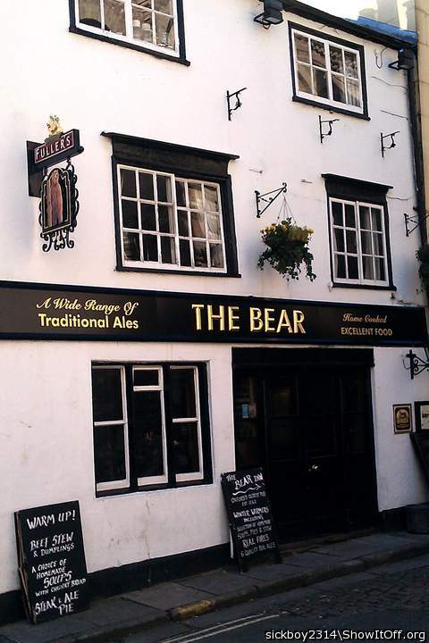 the pub!