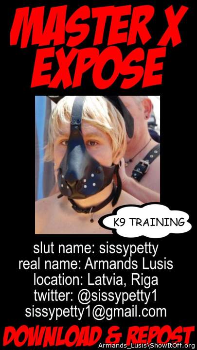 Armands Lusis K9 training