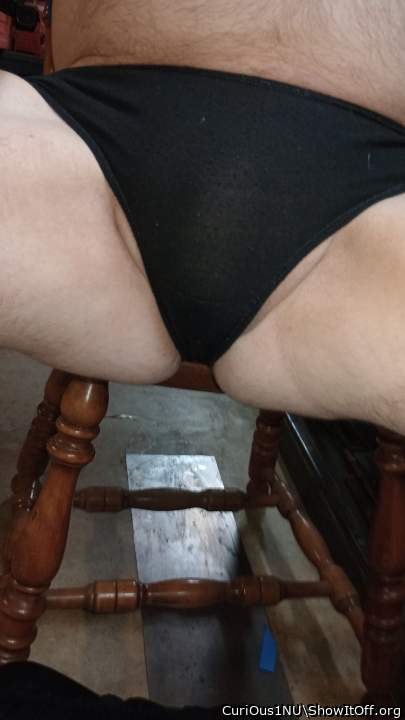 In my shop working on a sex chair and had to stop and rub on my cock and take a