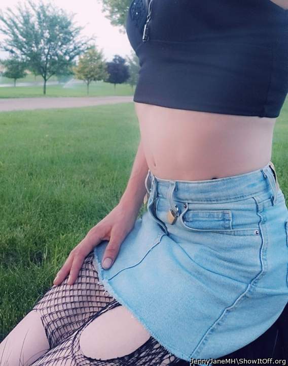 skirt and stockings are a winner on you  