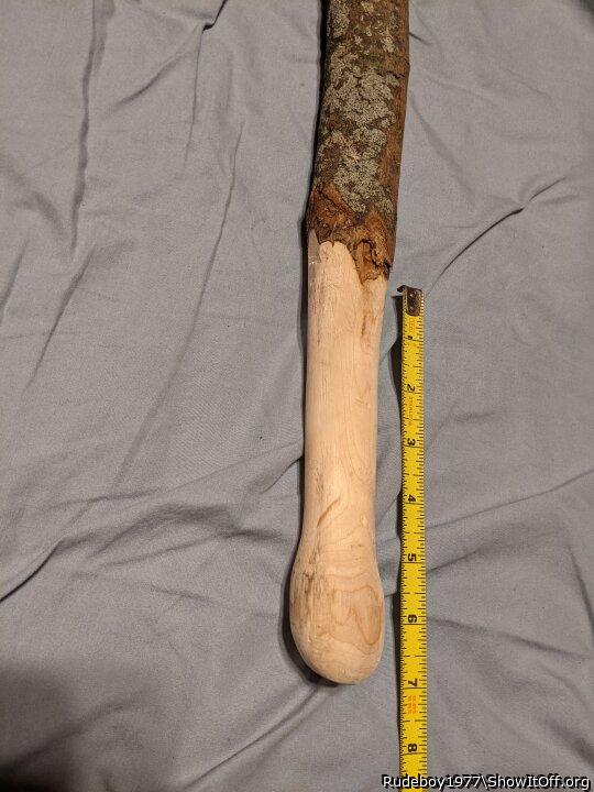 hand-carved dildo