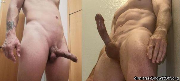 My dick compared to friend