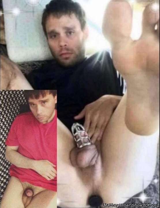 Chastity Gay Slave, kept limp w/ gaping hole