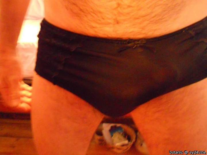 wearing the used panties