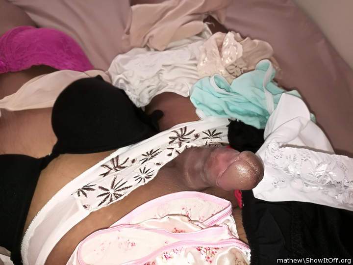 5 years in pantie and bra can't remenber last time i wear boy undie