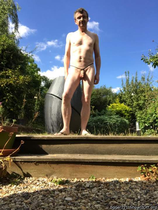 Unicorn thong pose