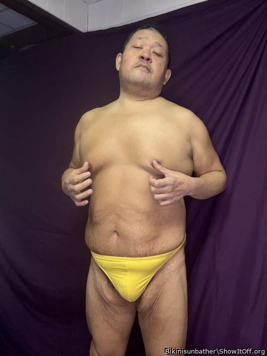 Yellow thong