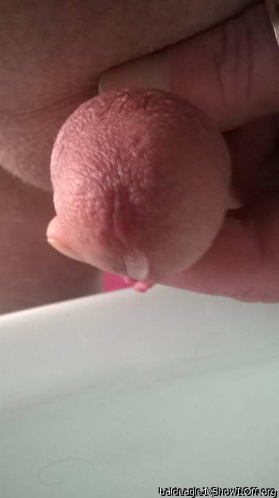 Wipe it on my tongue 