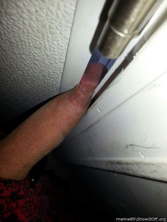 In the door