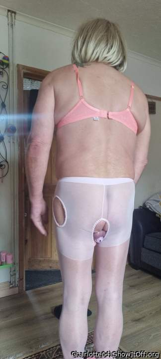 I also wear a bra, stockings and suspenders and a bra   