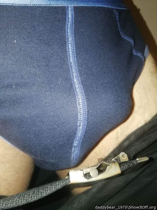 flaccid in pants...