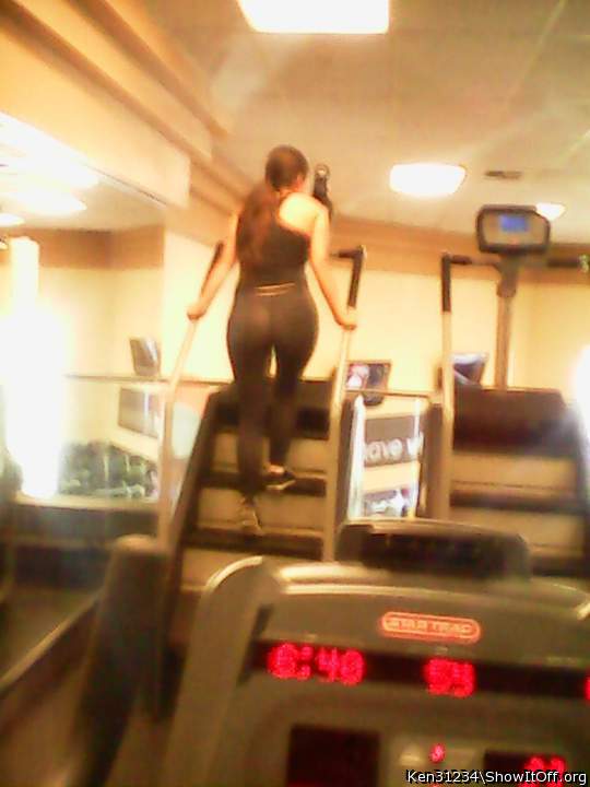 Some sexy stranger with a see-thru thong (Can you see it?)
