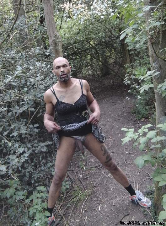 Take a look under my skirt.