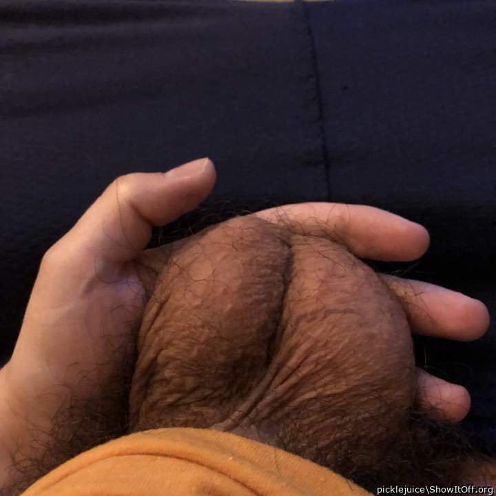 My huge hairy balls
