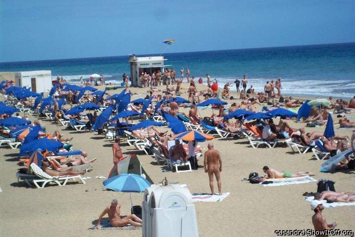 Gay nudist beach number 7, Maspalomas