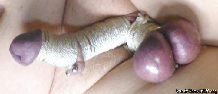 I love what you doing to the genital 