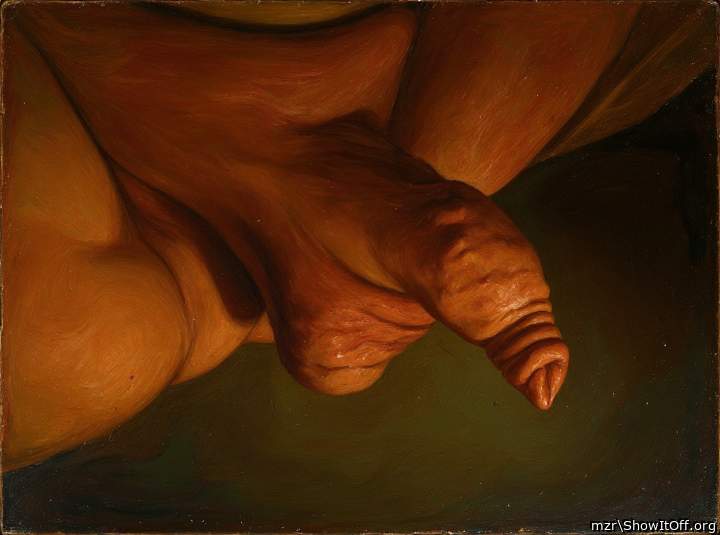 Nice foreskin with the outline of cockhead showing under the skin