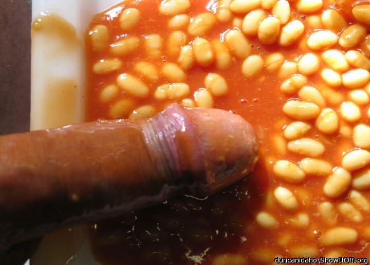 Shot from Wanking in Beans video (see below pic)
