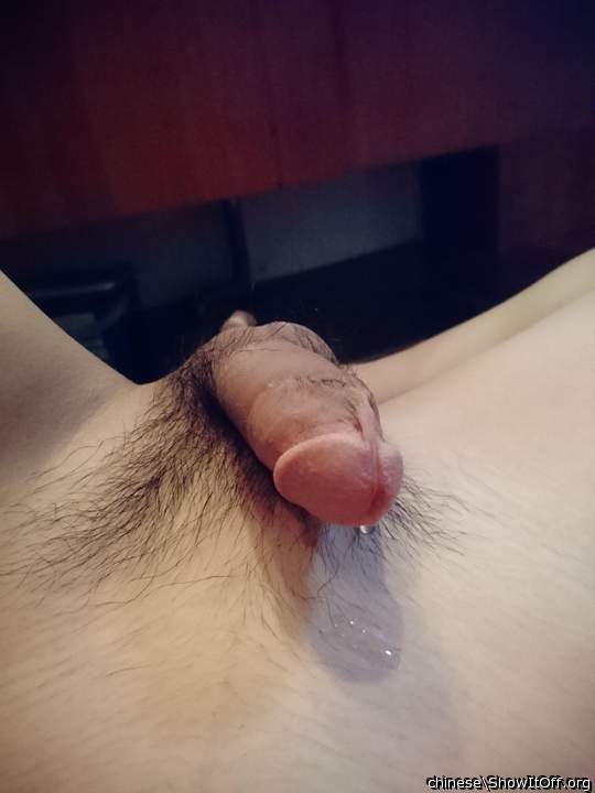 Very nice drippy cock   