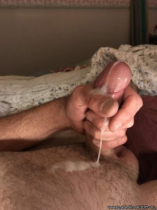 Great action shot...I like seeing the jizz dripping down you