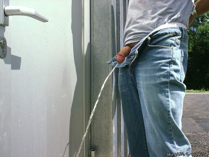 I am a man, the world is my urinal! 