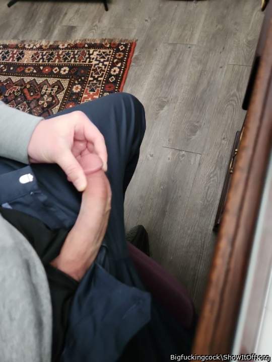 That hard curved cock makes me want to bend over.  