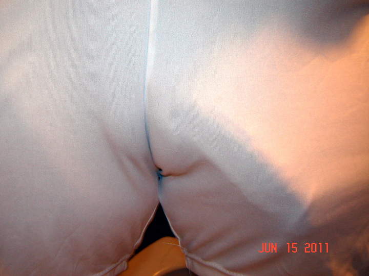 cock in white shorts