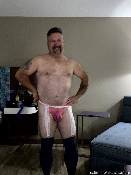 Love your panties with the stockings and garter belt. So inc