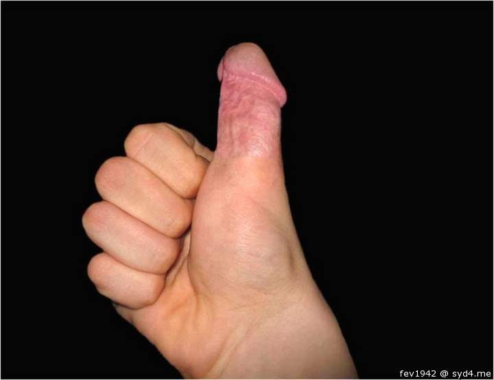 Cool pic!  Wish I had a second dick like that! I know I woul