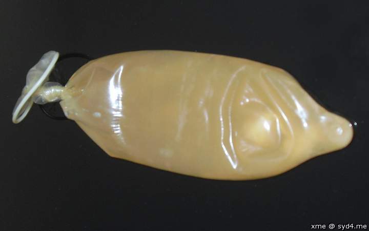 the result of wanking 5 days in the same condom