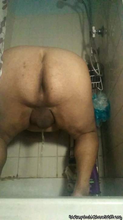 Pissing in the shower