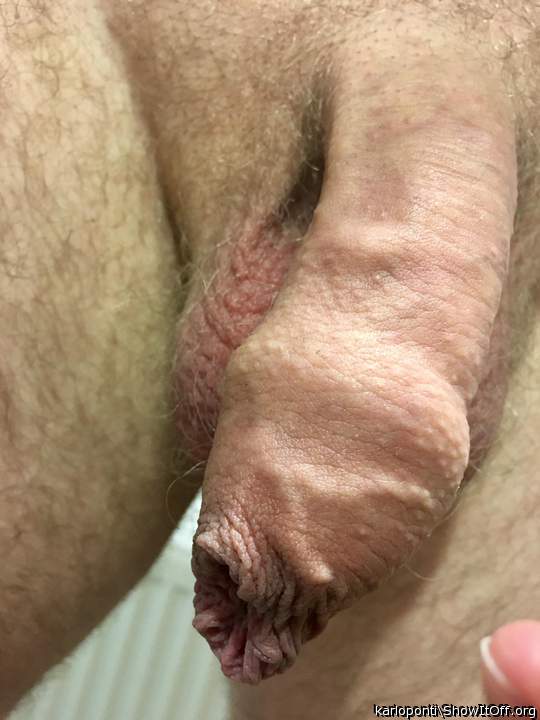 My soft uncut cock