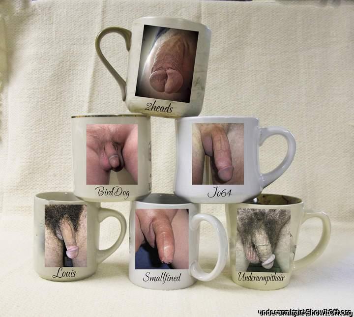 My hairy cock has been honored on a coffee mug!