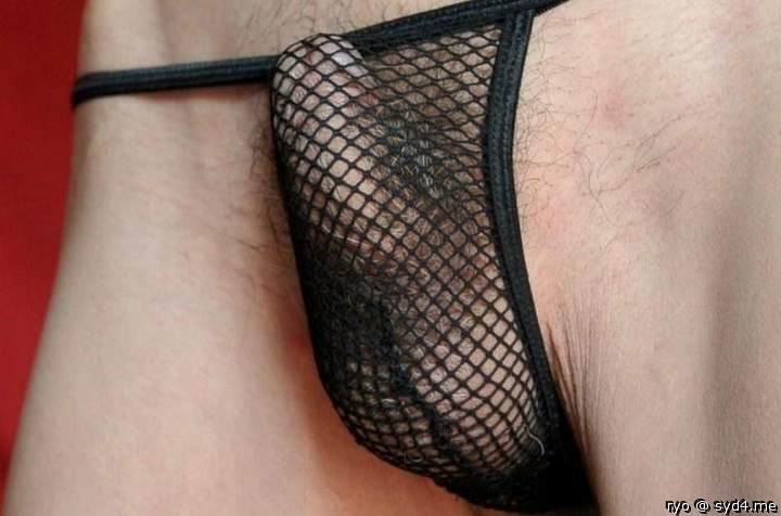 Hot fishnet skivvies