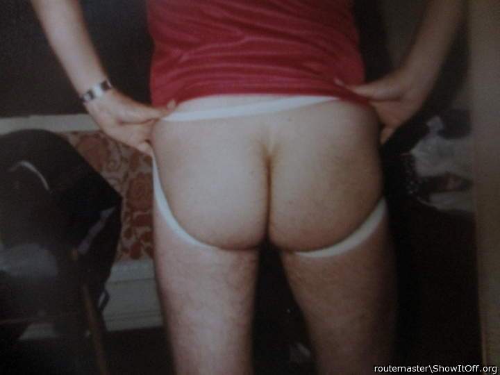 My jock-strapped bum in 1984