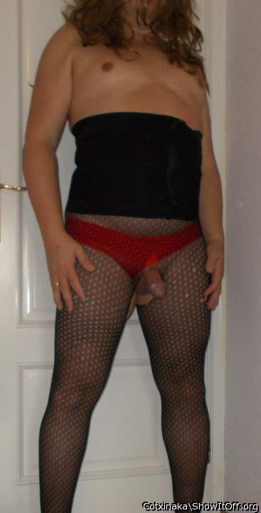 me, my clitt and her pantyhose